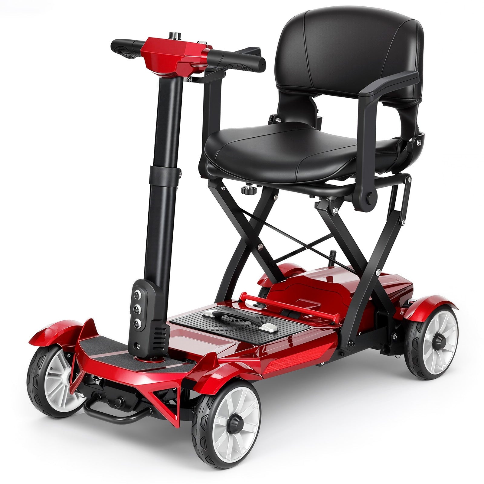 Mbxcooter M4F Lightweight Foldable Scooter | Shock-Absorbing Rear Suspension