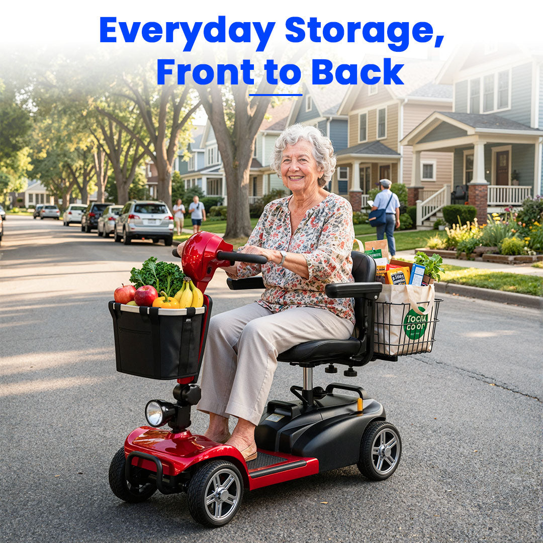 Mbxcooter MS20 4-Wheel Mobility Scooter for Seniors