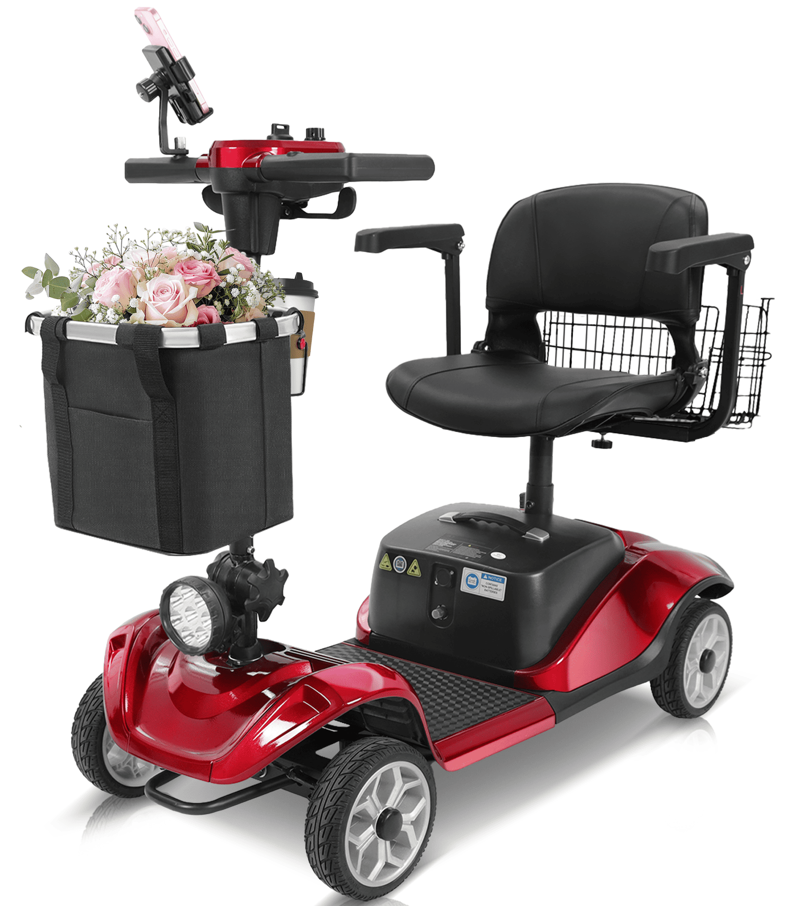 Mbxcooter M1  Mobility Scooter 4 Wheel for Seniors Adults