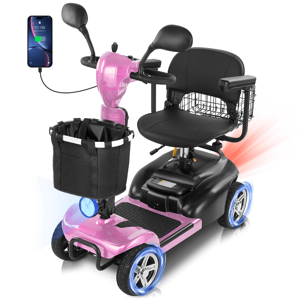 MS20 4-Wheel Mobility Scooter | 7MPH | Mbxcooter